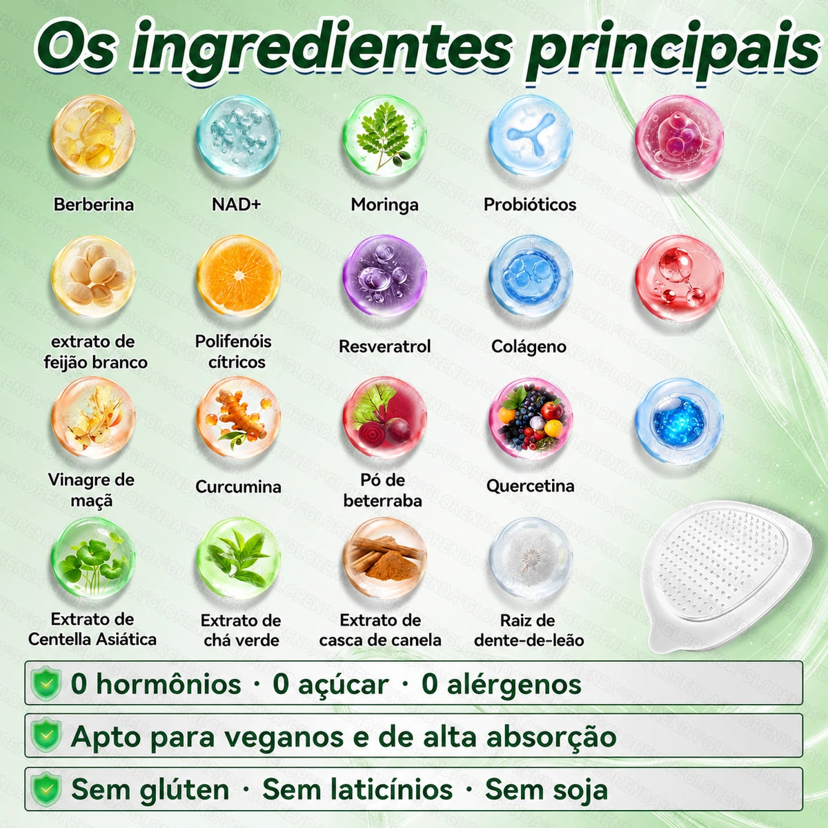 🔥𝐆𝐋𝐎𝐑𝐄𝐍𝐃𝐀® 𝑴𝒐𝒓𝒊𝒏𝒈𝒂 & 𝑩𝒆𝒓𝒃𝒆𝒓𝒊𝒏𝒂 10-em-1 𝐀𝐯𝐚𝐧𝐜̧𝐚𝐝𝐨 𝐏𝐚𝐫𝐜𝐡𝐞 𝐍𝐚𝐧𝐨 𝐝𝐞 𝐌𝐢𝐜𝐫𝐨𝐚𝐠𝐮𝐥𝐡𝐚𝐬